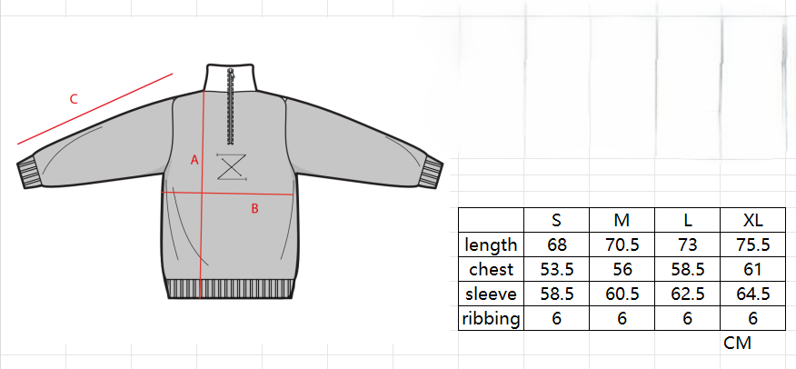 Zipper sweater