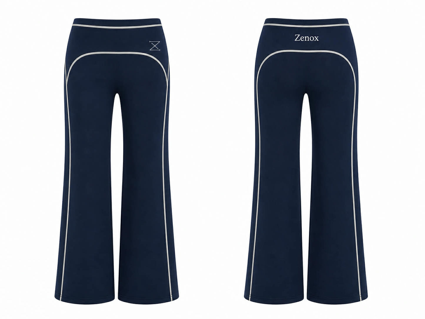 Flared legging navy blue