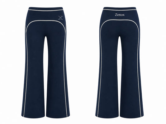 Flared legging navy blue
