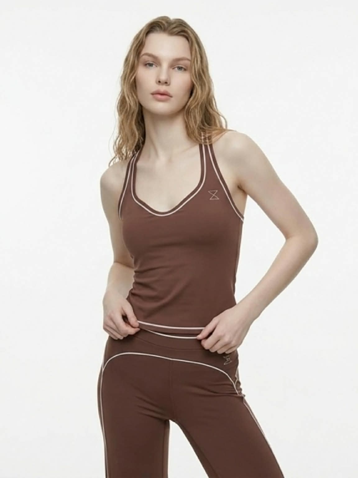 Sport top chocolate brown