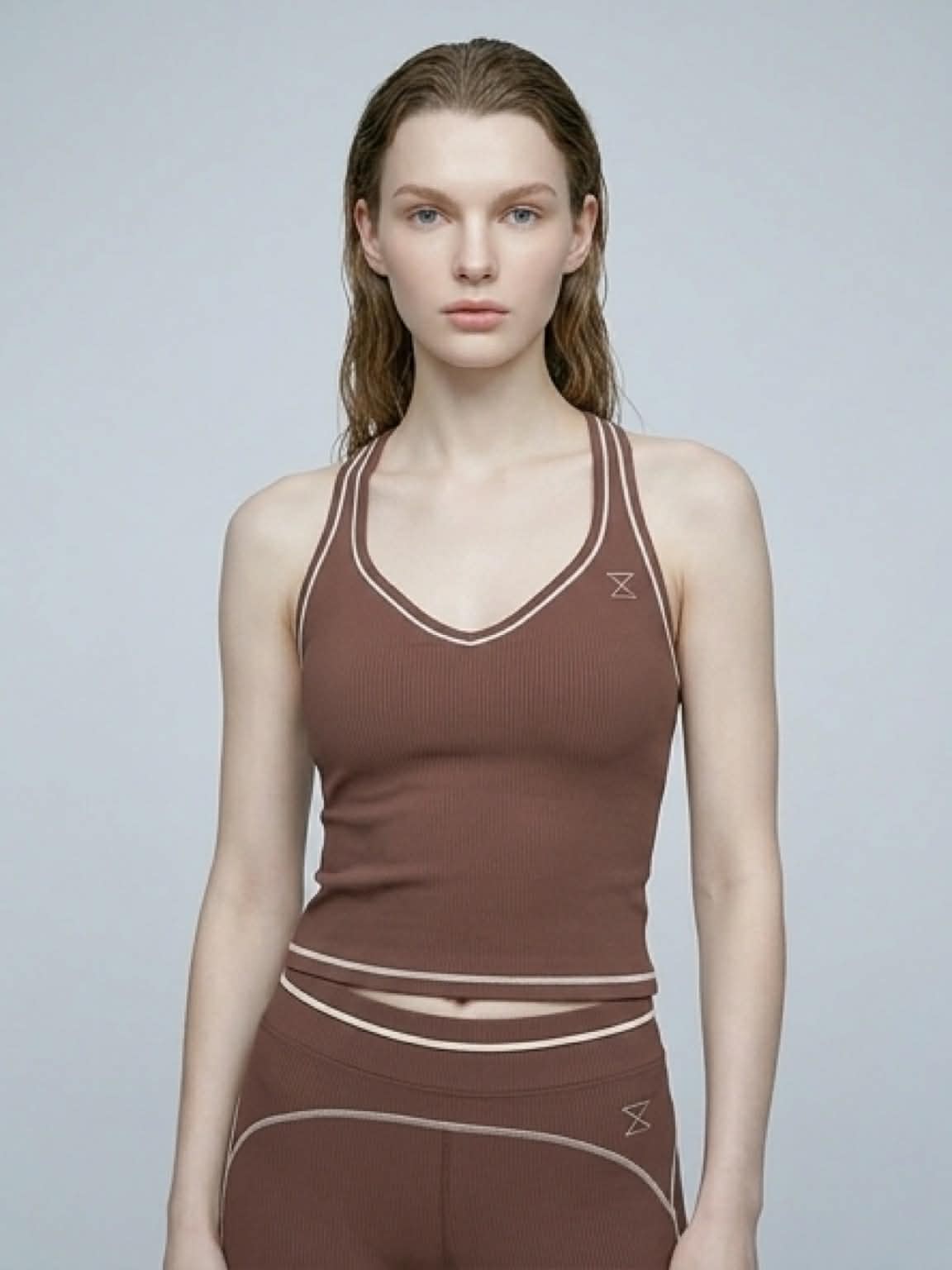 Sport top chocolate brown
