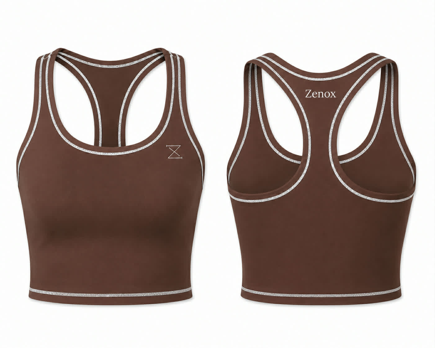 Sport top chocolate brown