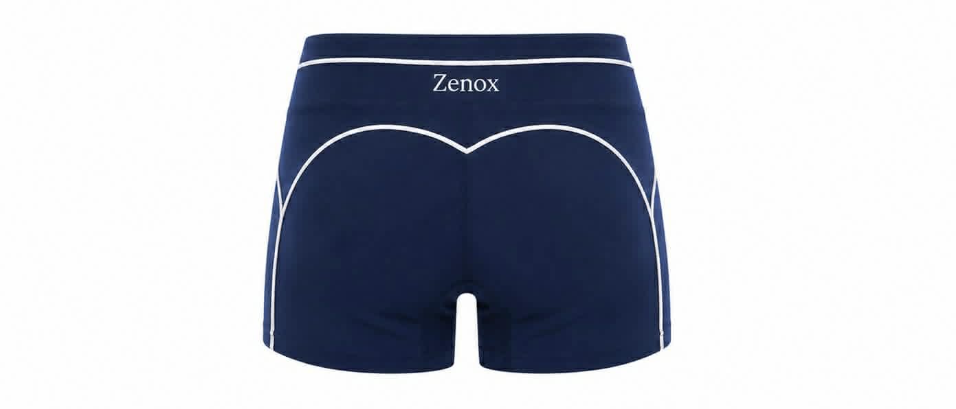 Korte sport broek navy blue
