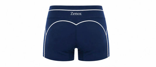 Korte sport broek navy blue
